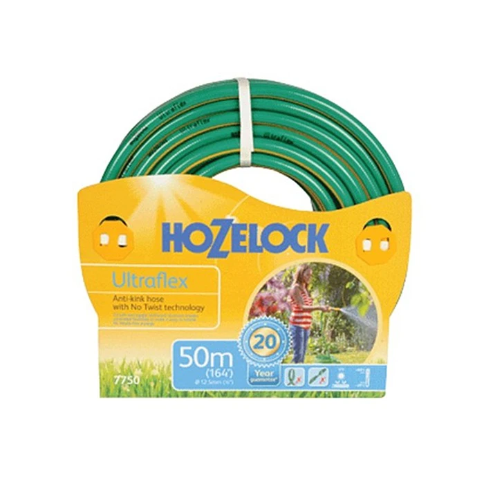 Hozelock 50m Ultraflex Anti-Kink Hose - 7750 1 Hozelock 50m Ultraflex Anti-Kink Hose - 7750