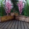 Three Piece Corner Planter Set