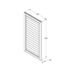 Forest - Lap Gate 6ft (1.82m High) - Alton Garden Centre 5 Forest - Lap Gate 6ft (1.82m High) - Alton Garden Centre -Garden Care Store FLG63 4 1 1