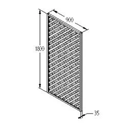 Forest - Rosemore Lattice 180 X 90cm - Alton Garden Centre 4 Forest - Rosemore Lattice 180 X 90cm - Alton Garden Centre - Image 4