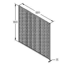 Forest - Premium Framed Trellis 180 X 180cm - Alton Garden Centre 4 Forest - Premium Framed Trellis 180 X 180cm - Alton Garden Centre - Image 4