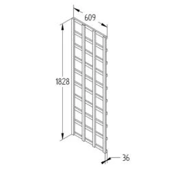 Forest - Heavy Duty Trellis 183 X 61cm - Alton Garden Centre -Garden Care Store FT62 5 1