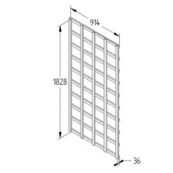 Forest - Heavy Duty Trellis 183 X 91cm - Alton Garden Centre 7 Forest - Heavy Duty Trellis 183 X 91cm - Alton Garden Centre -Garden Care Store FT63 5 1 1