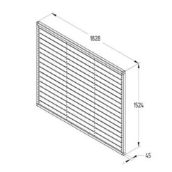 Forest - Pressure Treated Horizontal Tongue And Groove Fence Panel 6ft (1.83m X 1.83m) - Alton Garden Centre 7 Forest - Pressure Treated Horizontal Tongue And Groove Fence Panel 6ft (1.83m X 1.83m) - Alton Garden Centre -Garden Care Store HTGP5 5 1