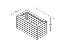 Forest - Linear Planter Double - Alton Garden Centre 9 Forest - Linear Planter Double - Alton Garden Centre -Garden Care Store LINPL80 7 1