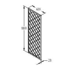 Forest - Hidcote Lattice 180 X 60cm - Alton Garden Centre 4 Forest - Hidcote Lattice 180 X 60cm - Alton Garden Centre - Image 4