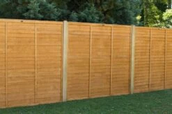 Forest - Dip Treated Straight Edge Lap Panel 6ft X 3ft (1.83m X 0.91m) - Alton Garden Centre