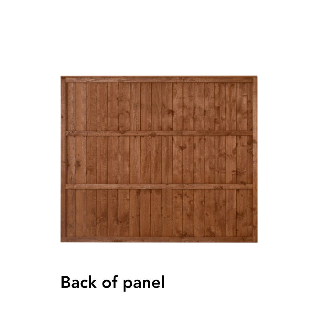 Forest - Dip Treated Closeboard Panel Brown 6ft X 5'6ft (1.83m X 1.70m) - Alton Garden Centre 3 Forest - Dip Treated Closeboard Panel Brown 6ft X 5'6ft (1.83m X 1.70m) - Alton Garden Centre - Image 3