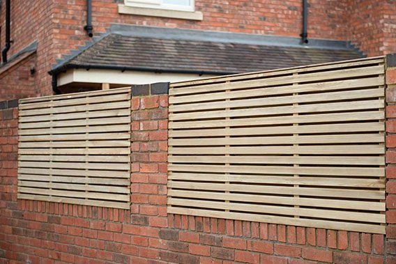 Forest - Pressure Treated Contemporary Double Slatted Fence Panel 1.8m X 0.9m - Alton Garden Centre 2 Forest - Pressure Treated Contemporary Double Slatted Fence Panel 1.8m X 0.9m - Alton Garden Centre - Image 2