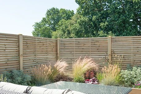 Forest - Pressure Treated Contemporary Double Slatted Fence Panel 1.8m X 1.8m - Alton Garden Centre 2 Forest - Pressure Treated Contemporary Double Slatted Fence Panel 1.8m X 1.8m - Alton Garden Centre - Image 2