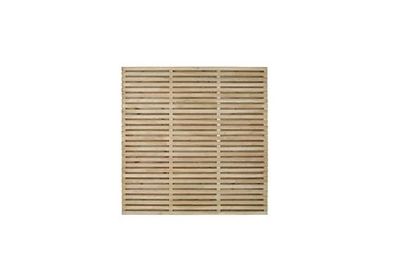 Forest - Pressure Treated Contemporary Double Slatted Fence Panel 1.8m X 1.8m - Alton Garden Centre 3 Forest - Pressure Treated Contemporary Double Slatted Fence Panel 1.8m X 1.8m - Alton Garden Centre - Image 3