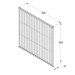 Forest - Pressure Treated Vertical Tongue And Groove Fence Panel 6ft (1.83m X 1.83m) - Alton Garden Centre 7 Forest - Pressure Treated Vertical Tongue And Groove Fence Panel 6ft (1.83m X 1.83m) - Alton Garden Centre -Garden Care Store VTGP6 5 1