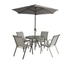 Pagoda Capri 4 Seat Dining Set