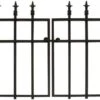Panacea Classic Finial Fence Gate - Black - Alton Garden Centre
