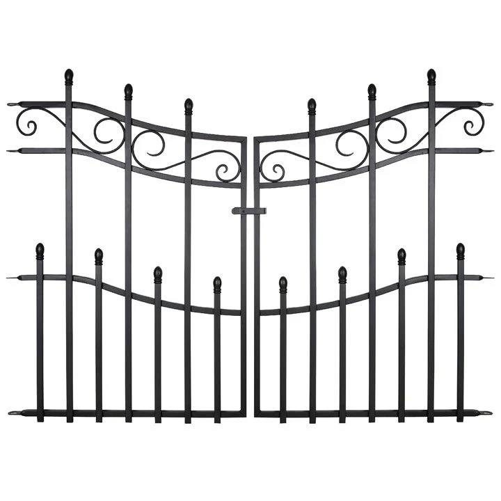 Panacea Kensington Fence Gate - Black - Alton Garden Centre 1 Panacea Kensington Fence Gate - Black - Alton Garden Centre