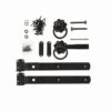 Forest - Ring Gate Latch Set (Black Zinc Coated) - Alton Garden Centre
