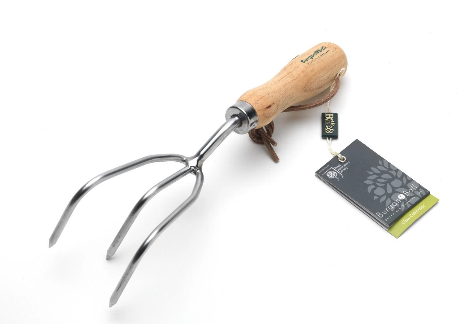 Burgon And Ball RHS Stainless Steel Claw Cultivator - Alton Garden Centre 1 Burgon And Ball RHS Stainless Steel Claw Cultivator - Alton Garden Centre