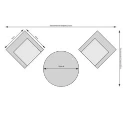 Rathwood - Havana 2 Seater Set -Garden Care Store rd70pgseth 9