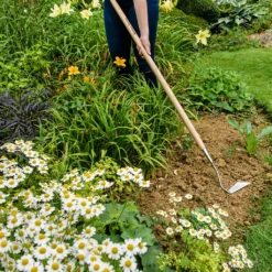 Kent & Stowe Long 3 Edge Hoe ~ Stainless Steel - Alton Garden Centre -Garden Care Store stainless steel long handled 3 edge hoe long shot kent and stowe 70100037