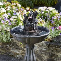 Tipping Pail Solar Water Feature