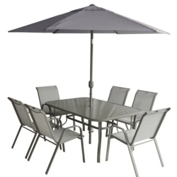 Pagoda Capri 6 Seat Dining Set 1 Pagoda Capri 6 Seat Dining Set